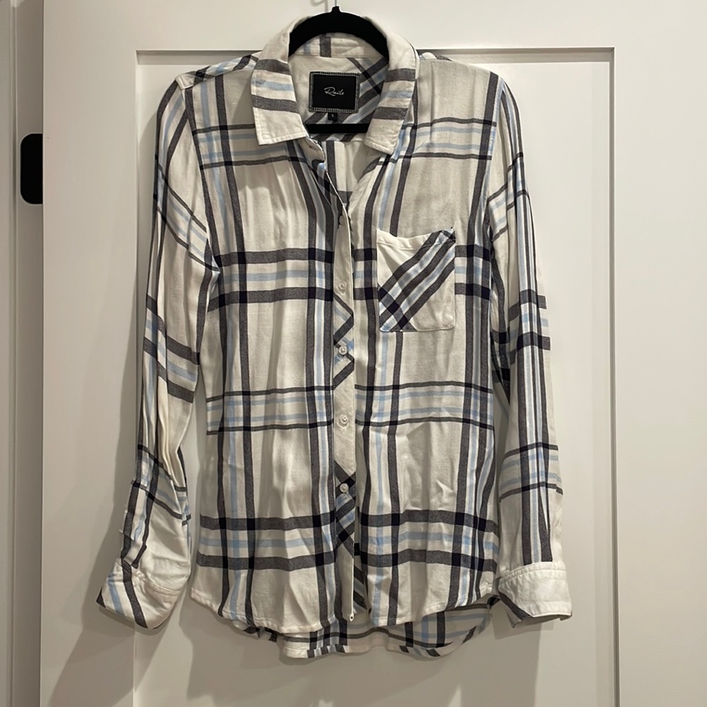 Like new Rails plaid button down